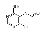 N-(4-amino-6-chloro-pyrimidin-5-yl)formamide结构式