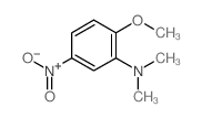 Benzenamine,2-methoxy-N,N-dimethyl-5-nitro-结构式