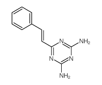 2,4-Diamino-6-styryl-s-triazine结构式