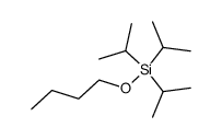 1-(triisopropylsilyl)oxybutane结构式