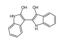 3-(3-hydroxy-1H-indol-2-yl)-1H-indol-2-ol结构式