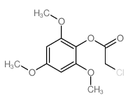 Acetic acid, 2-chloro-,2,4,6-trimethoxyphenyl ester结构式