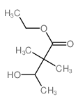 ethyl 3-hydroxy-2,2-dimethyl-butanoate结构式