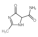1H-Imidazole-4-carboxamide,4,5-dihydro-2-methyl-5-oxo-结构式