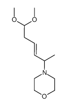 (E)-1,1-dimethoxy-5-morpholino-3-hexene结构式