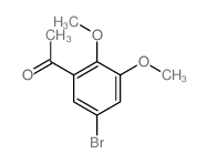 1-(5-bromo-2,3-dimethoxy-phenyl)ethanone结构式