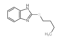 2-butylsulfanyl-1H-benzoimidazole结构式