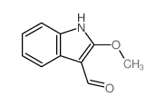1H-Indole-3-carboxaldehyde,2-methoxy-结构式
