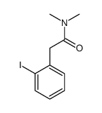 2-(2-iodophenyl)-N,N-dimethylacetamide结构式