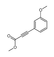 methyl 3-(3-methoxyphenyl)prop-2-ynoate结构式