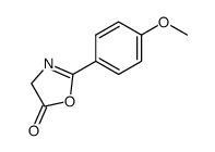 2-(4-methoxy-phenyl)-4H-oxazol-5-one结构式