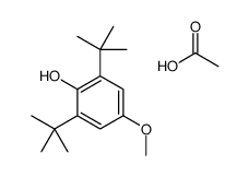 2,6-二-叔-丁基-4-甲氧苯基醋酸盐结构式