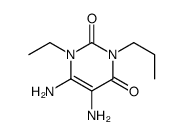 5,6-二氨基-1-乙基-3-丙基嘧啶-2,4(1h,3h)-二酮结构式