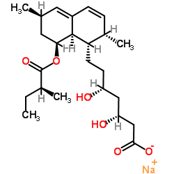 Lovastatin Hydroxy Acid,钠盐结构式