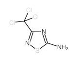 3-(三氯甲基)-1,2,4-噻二唑-5-胺结构式
