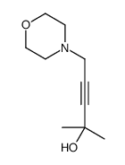 2-methyl-5-morpholin-4-ylpent-3-yn-2-ol结构式