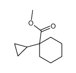 methyl 1-cyclopropylcyclohexane-1-carboxylate结构式
