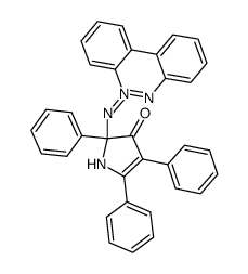 benzo[c]cinnolin-5-ium-5-yl(3-oxo-2,4,5-triphenyl-2,3-dihydro-1H-pyrrol-2-yl)amide结构式