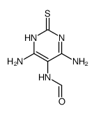N-(4,6-diamino-2-thioxo-1,2-dihydro-pyrimidin-5-yl)-formamide结构式