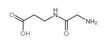beta-Alanine, N-glycyl-结构式