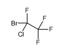 1-bromo-1-chloro-1,2,2,2-tetrafluoroethane结构式