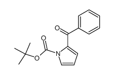N-(tert-butoxycarbonyl)pyrrol-2-yl phenyl ketone结构式