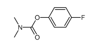 4-fluorophenyl dimethylcarbamate结构式