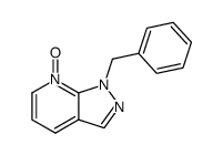 1-benzyl-1H-pyrazolo[3,4-b]pyridine 7-oxide结构式