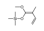 (1-methoxy-2-methylbuta-1,3-dienoxy)-trimethylsilane结构式