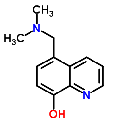 5-[(Dimethylamino)methyl]-8-quinolinol结构式