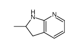 2-methyl-2,3-dihydro-1H-pyrrolo[2,3-b]pyridine结构式