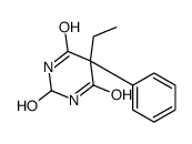 5-ethyl-2-hydroxy-5-phenyl-1,3-diazinane-4,6-dione结构式