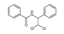 N-(2,2-dichloro-1-phenylethyl)benzamide结构式