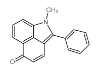 1-METHYL-2-PHENYL-BENZ[CD]INDOL-5(1H)-ONE结构式