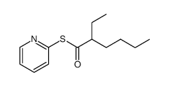 S-(pyridin-2-yl) 2-ethylhexanethioate结构式
