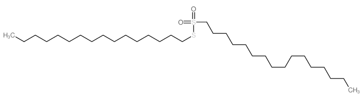 1-Hexadecanesulfonic acid, thio-, S-hexadecyl ester (8CI)结构式