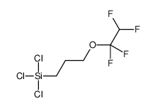 trichloro[3-(1,1,2,2-tetrafluoroethoxy)propyl]silane结构式