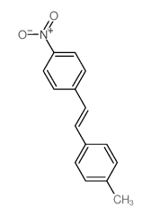 1-[(E)-2-(4-Methylphenyl)ethenyl]-4-nitro-benzene结构式