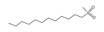 1-methylsulfonyldodecane结构式