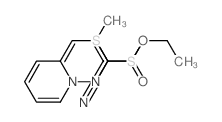 ethyl (4Z)-4-[1-[bis(methylsulfanyl)methylideneamino]pyridin-2-ylidene]-2-cyano-but-2-enoate结构式