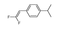 1-(2,2-difluorovinyl)-4-isopropylbenzene结构式