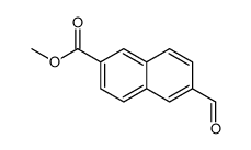 methyl 6-formylnaphthalene-2-carboxylate结构式