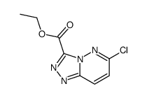 ethyl 6-chloro-[1,2,4]triazolo[4,3-b]pyridazine-3-carboxylate结构式