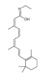 (2Z,4E,6E,8E)-N-ethyl-3,7-dimethyl-9-(2,6,6-trimethylcyclohexen-1-yl)nona-2,4,6,8-tetraenamide结构式