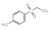 1-ethylsulfonyl-4-methyl-benzene结构式