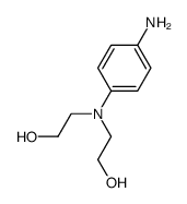 2,2&rsquo;-(4-氨基苯基亚氨基)二乙醇结构式
