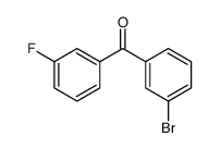 (3-BROMOPHENYL)(3-FLUOROPHENYL)METHANONE结构式