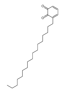 3-heptadecylcyclohexa-3,5-diene-1,2-dione结构式