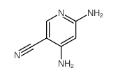 3-氰基-4,6-二氨基吡啶结构式