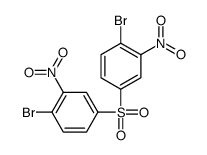 1-bromo-4-(4-bromo-3-nitrophenyl)sulfonyl-2-nitrobenzene结构式